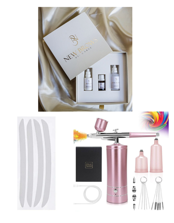 KIT HENNA NEW BROWS CON AEROGRAFO