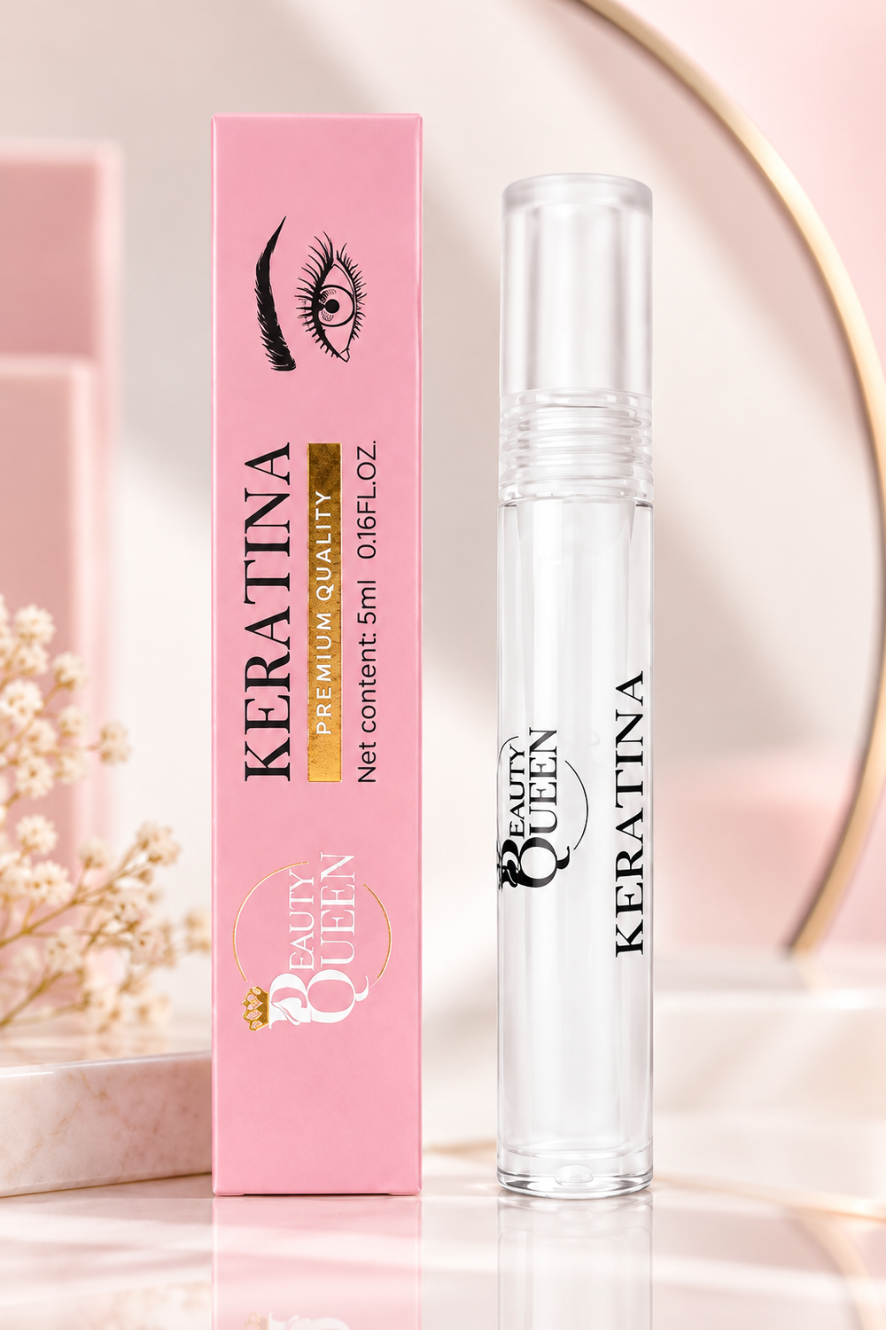 BEAUTY QUEEN EYEBROW AND EYELASH KERATIN